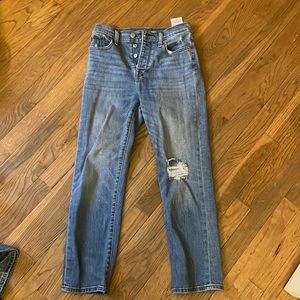 Levi wedgie straight jeans